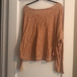 Perfect for fall!  Yellow long sleeve blouse